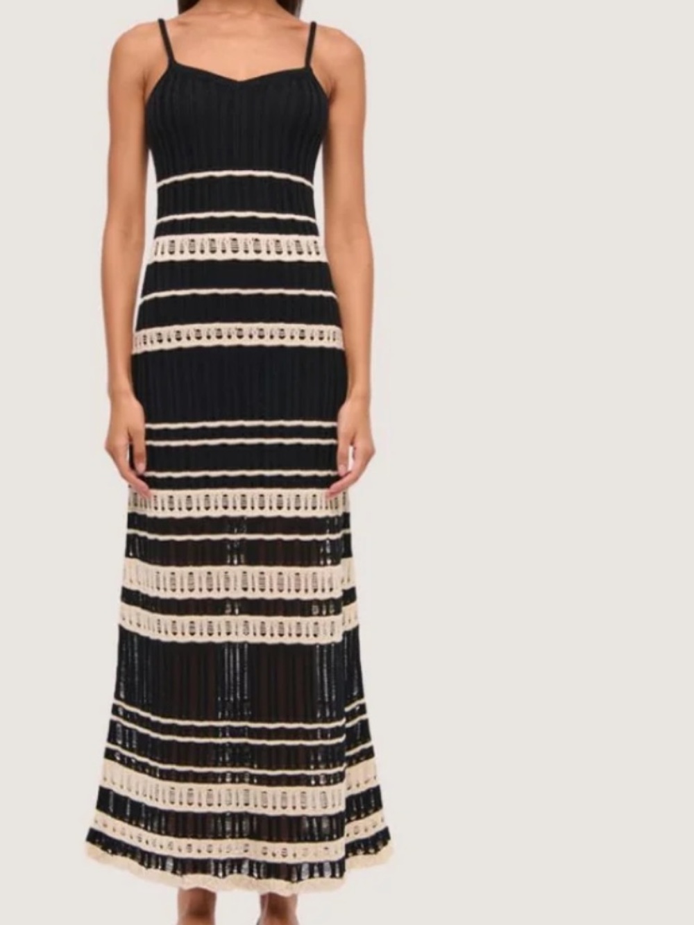 BRAND NEW TAGS ON Abercrombie Maxi Crochet Knix Dress